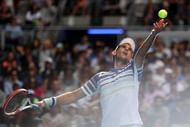 Dominic Thiem hasn't gone past the quarterfinals at any major other than the French Open.